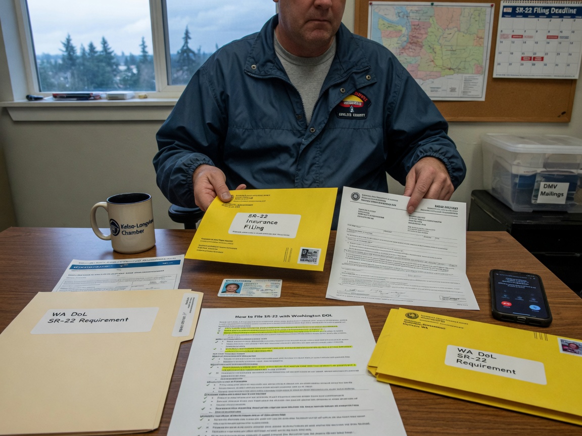 How To File SR22 Insurance With The Washington DMV From Longview